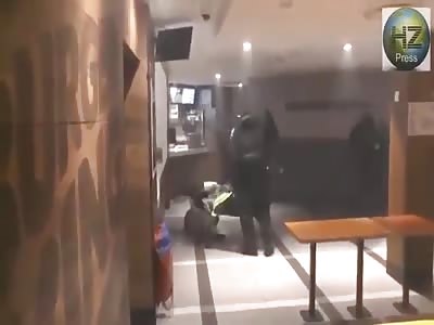 FRENCH POLICE IN ACTION