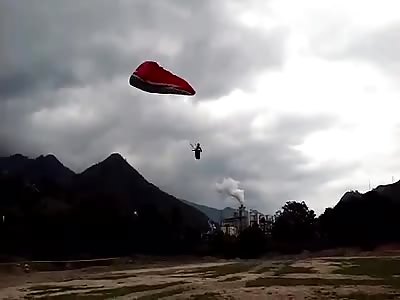 IT'S ALL FUN AND GAMES UNTIL THE PARAGLIDER FAILURE