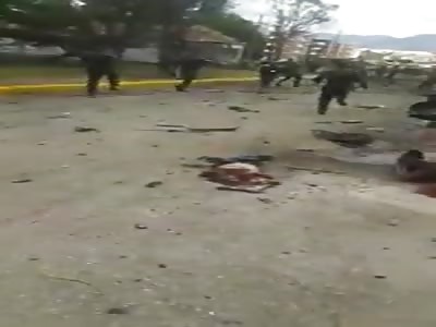 DEAD AND INJURED IN BOGOTA CAR BOMB ATTACK 