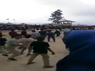 MAN KILLED DURING HORSE RACE (INDONESIA)