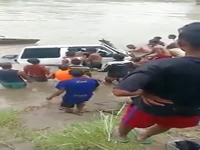 REMOVAL OF DEAD PEOPLE FROM CAR THAT FELL INTO A RIVER