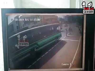 SPEEDING BUS SHOCKING ACCIDENT