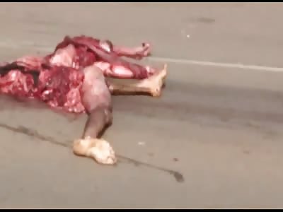 GORE: CYCLIST TURNED TO MINCE MEAT AFTER ACCIDENT