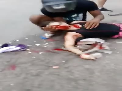 RIDER CRYING OVER DEAD GIRLFRIEND