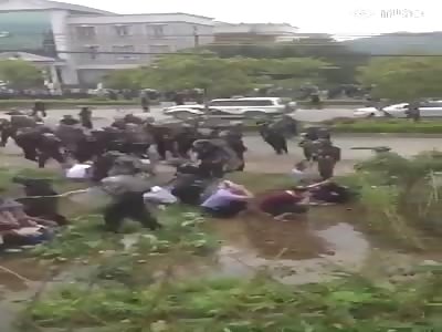 PEOPLE BEING BEATEN BY POLICE
