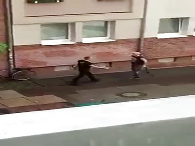 STREET FIGHT IN BERLIN
