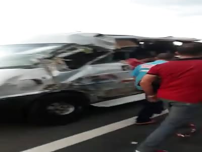 SHOCKING AFTERMAH OF AN ACCIDENT