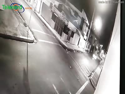 HIT AND RUN CAPTURED BY CCTV