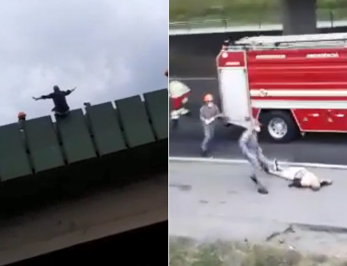 Overpass Jumper Ends His Life