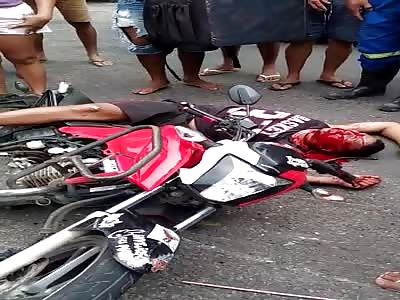 RIDER DYING IN THE STREET