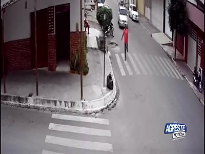 HIT AND RUN CAPTURED BY CCTV