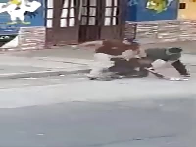 CELL PHONE THIEF IS BEATEN