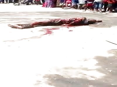MAN DYING IN THE STREET 