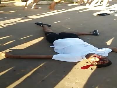 MAN DYING IN THE STREET