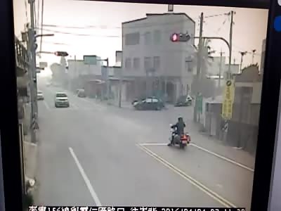 Motorcyclist Killed Brutal Accident.