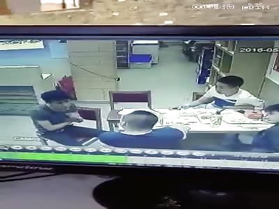 Worker hits back after being slapped by Boss. 