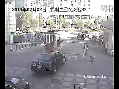 Car runs over Child.