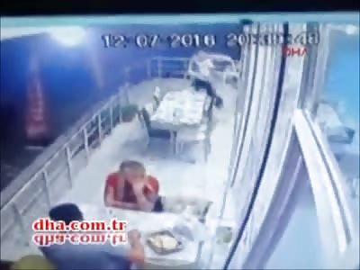 Man Executed in Restaurant.