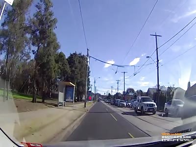  Two Motorcyclists Collide With Sedan.