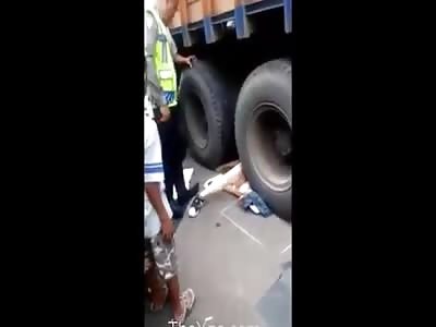School Girl Crushed to Death by Truck.