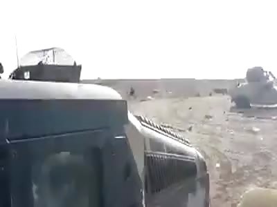 Iraqi Soldier detonate IED trying to disarm It.