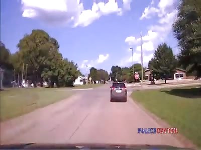 Dashcam Shows Police Chase in Stillwater Oklahoma