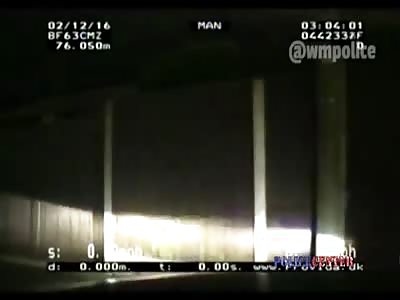 Fleeing Suspect Drives Directly Into River