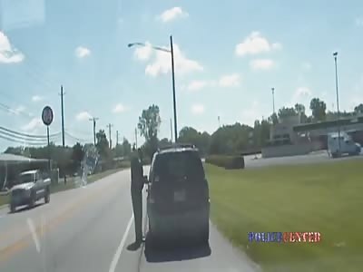 Dashcam Shows Deputy Chase his Runaway Cruiser