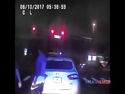 Dashcam Shows Deputy Almost Struck by Intoxicated Driver