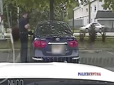 Dashcam Shows Cop Receiving Hug After Traffic Stop