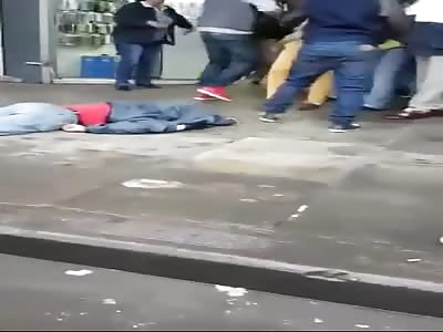  Thief gets beat down