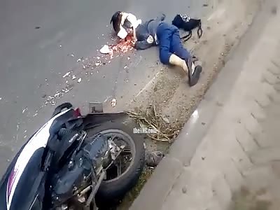 Woman Head Crushed By Truck