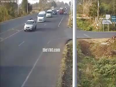 Accident (2 angles)