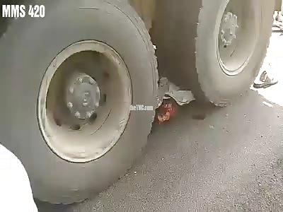 Man Crushed By Truck