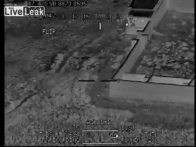 ISIS Terrorist Tries To Run Away But Gets Shot Up By Helicopter!!!