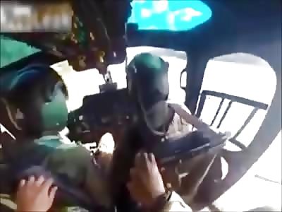 Brazilian Special Ops Helicopter Intercepts Drug Trafficking Boat