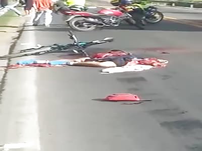  cyclist is hit by truck