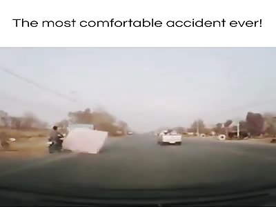Very comfortable accident