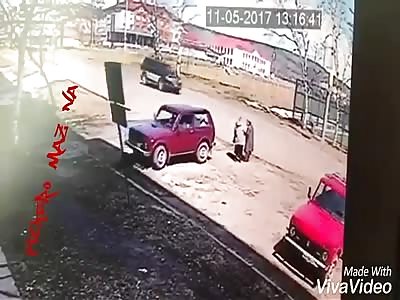 Two old women run over by car one of them died