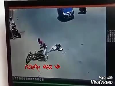 WOMAN GETS HEAD CRUSHED BY TRUCK