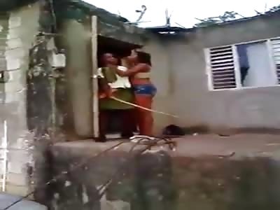 girl beaten badly by her mother