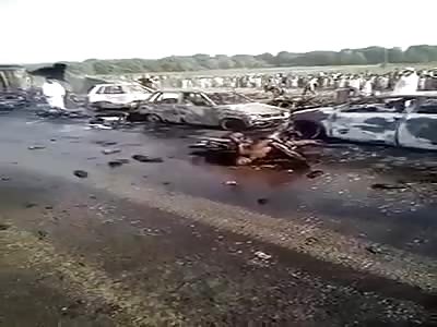 Oil Tanker blast in Ahmedpur east district bahawalpur 