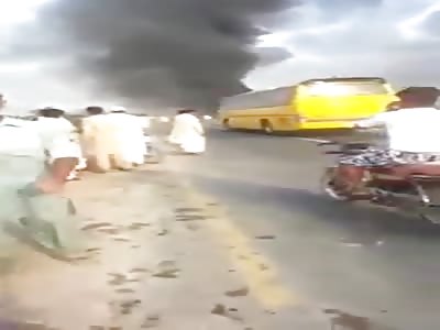 Oil tanker accident in Pakistan