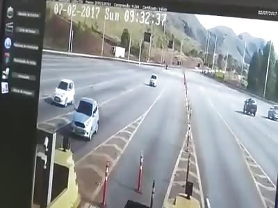 Cameras capture moment of accident