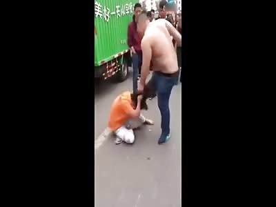 Chinese man teaches who sends a feminist