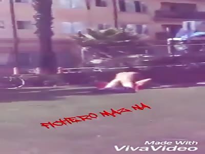 Man gets hit in the head while having sex in a park