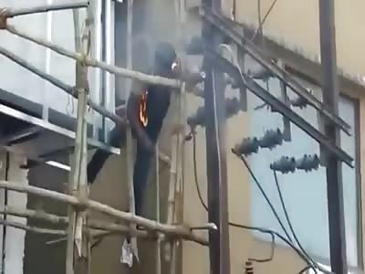 Electrocuted on high