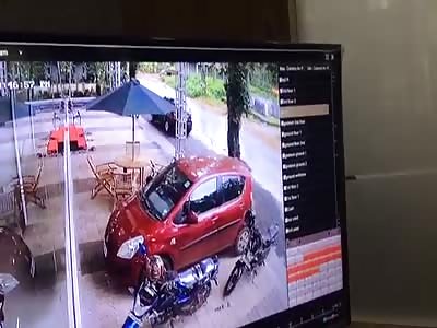 Accident pick up bike