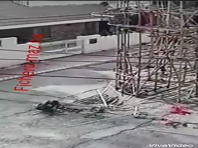 Man worked and suffered scaffold fall