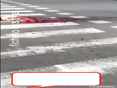 Man crushed in asphalt